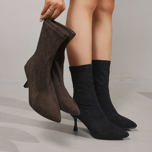 Damen Stiefeletten Drune