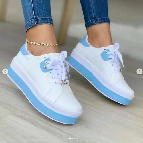 Damen Plateausneaker mit stilvollen Akzenten Drune