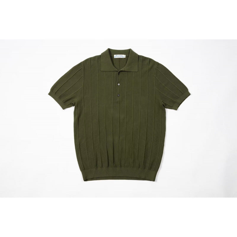 Herren Poloshirt mit strukturiertem Design Drune