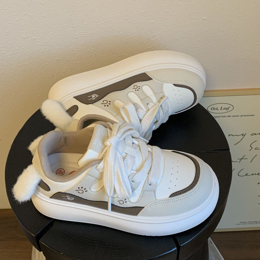 Damen Schnürsneaker mit verspielten Tiermotiven und komfortabler Dämpfung Drune