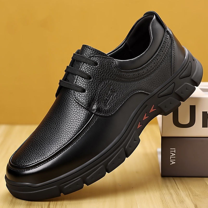 Herren Elegante und sportliche Ledersneaker Drune