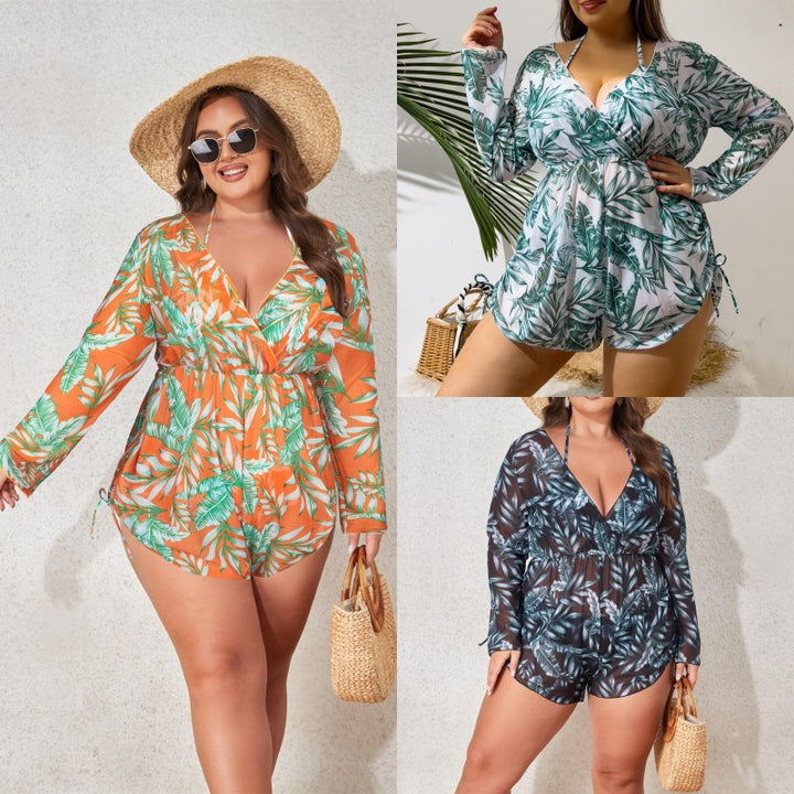 Damen romantischer Playsuit Drune