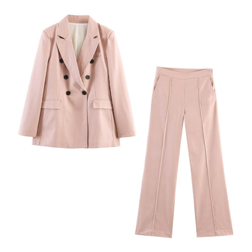 Damen Hochtaillierte Marlene-Hose mit Bügelfalte und seitlichen Eingrifftaschen Drune