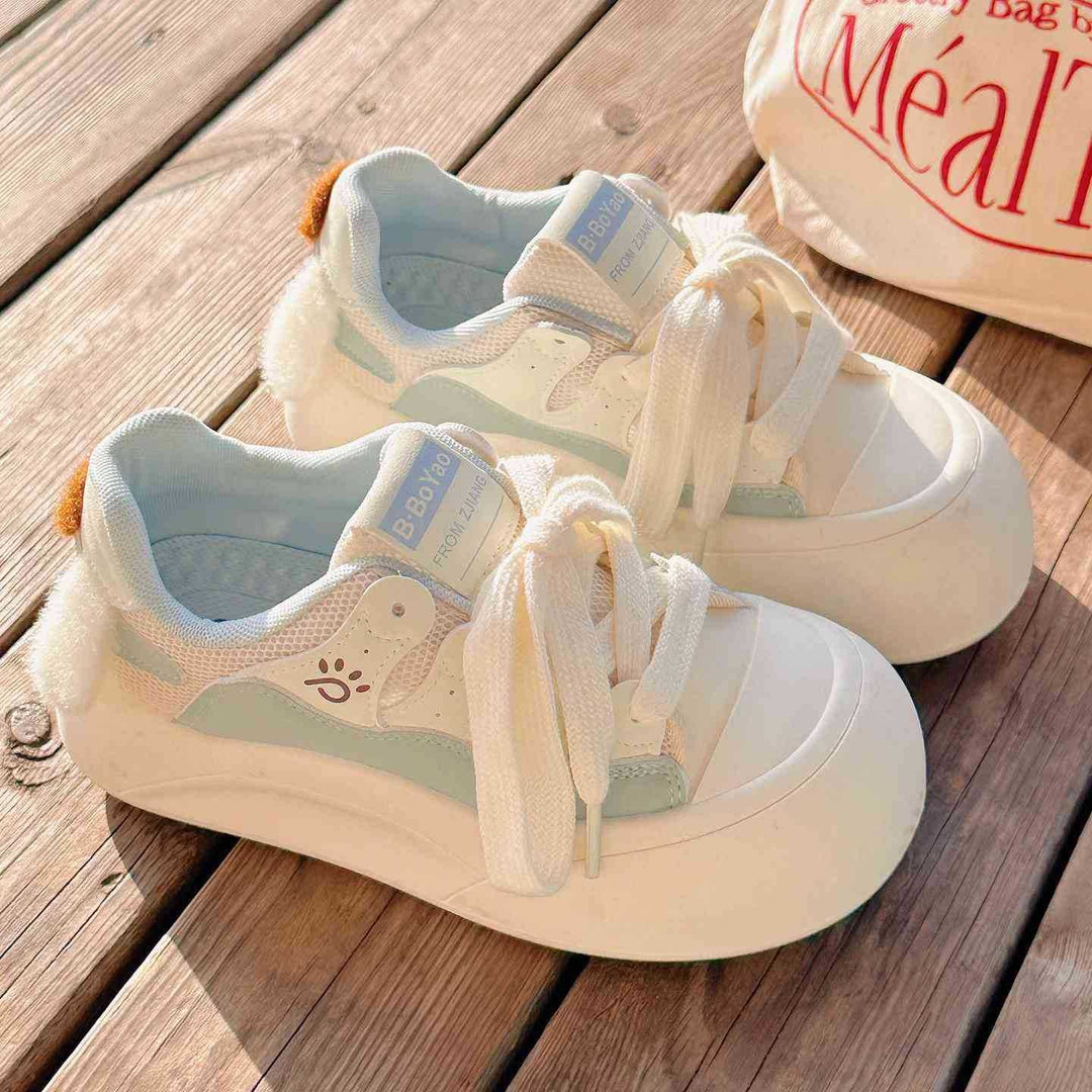 Damen Sneaker mit verspieltem Design und plüschigen Details Drune