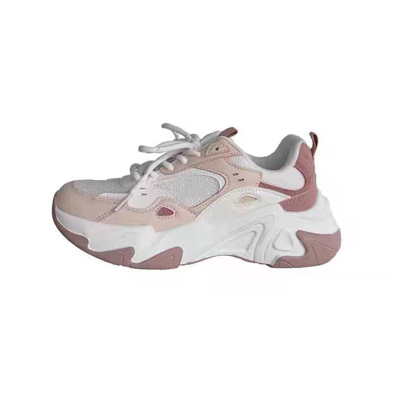 Damen Sportliche Chunky Sneaker mit atmungsaktivem Mesh und bequemer Dämpfung Drune