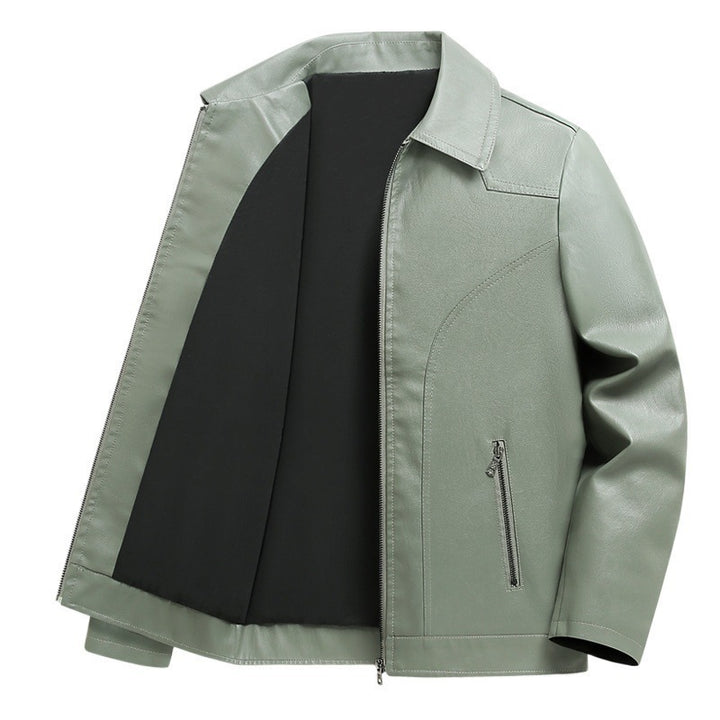 Herren Modische Kunstlederjacke Drune 1788321957