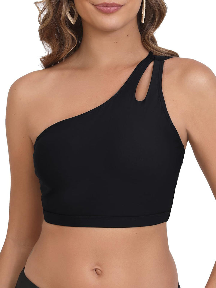 Damen Crop-Top mit asymmetrischem Design Drune