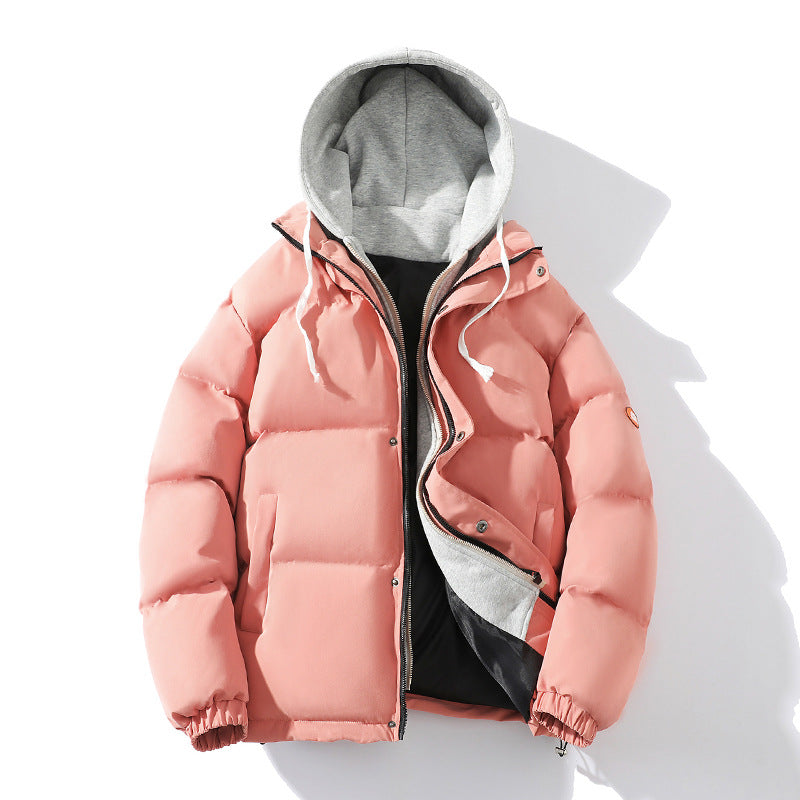 Herren Gepolsterte Steppjacke mit integriertem Kapuzen-Layer und windabweisender Außenlage Drune