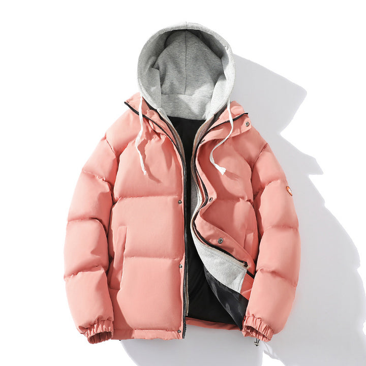Herren Gepolsterte Steppjacke mit integriertem Kapuzen-Layer und windabweisender Außenlage Drune