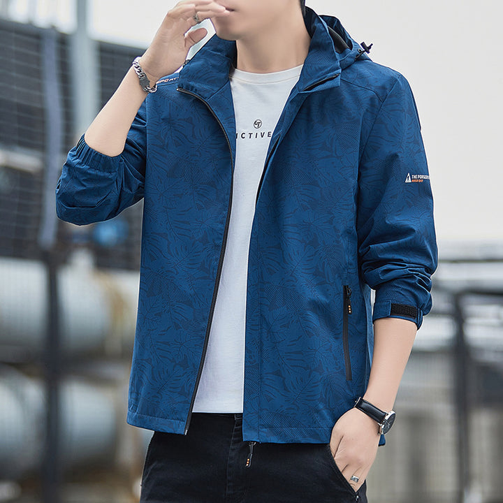 Herren Sportliche Übergangsjacke mit praktischem Kapuzendesign Drune