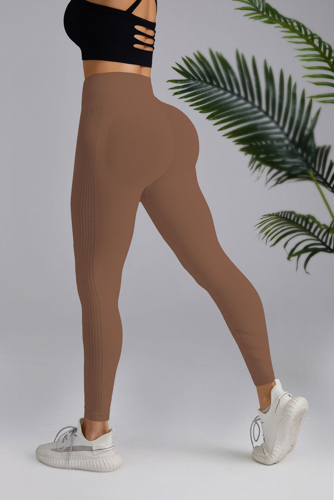 Damen Hochzentrale Kompressionsleggings mit sculpting Effekt Drune