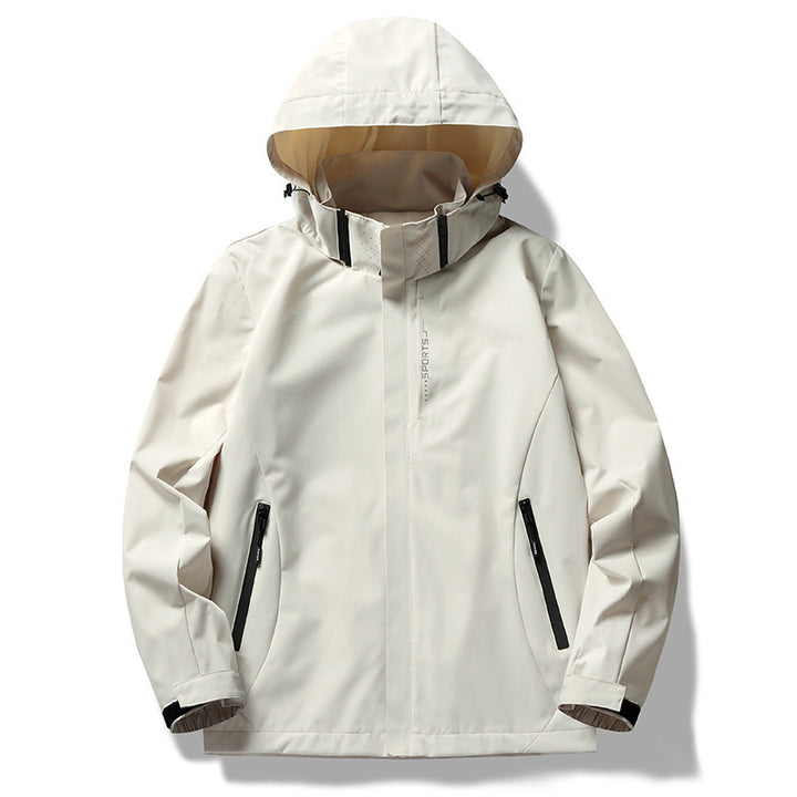 Herren Hochwertige Wasserfeste Outdoor-Jacke Drune