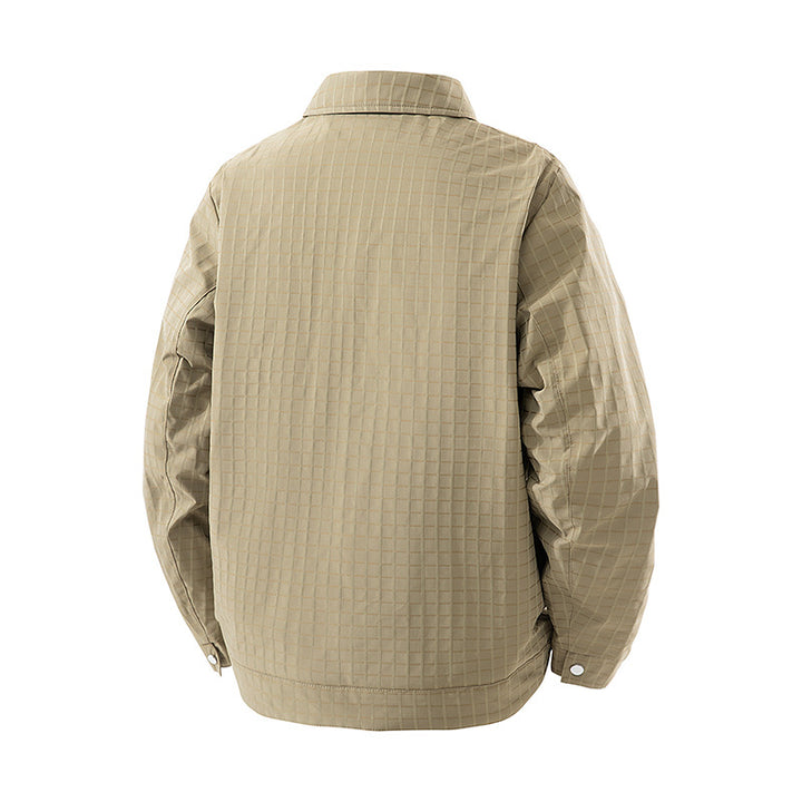 Herren Gemusterte Übergangsjacke mit Fleece-Futter Drune