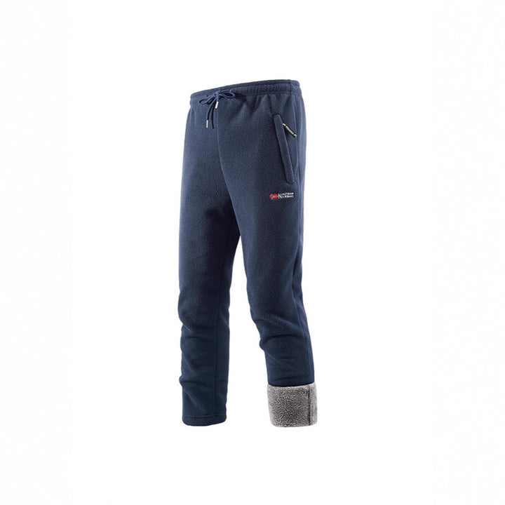 Herren Thermo‑Fleecehose mit hochfloriger Sherpa‑Innenfütterung und Reißverschlusstaschen Drune