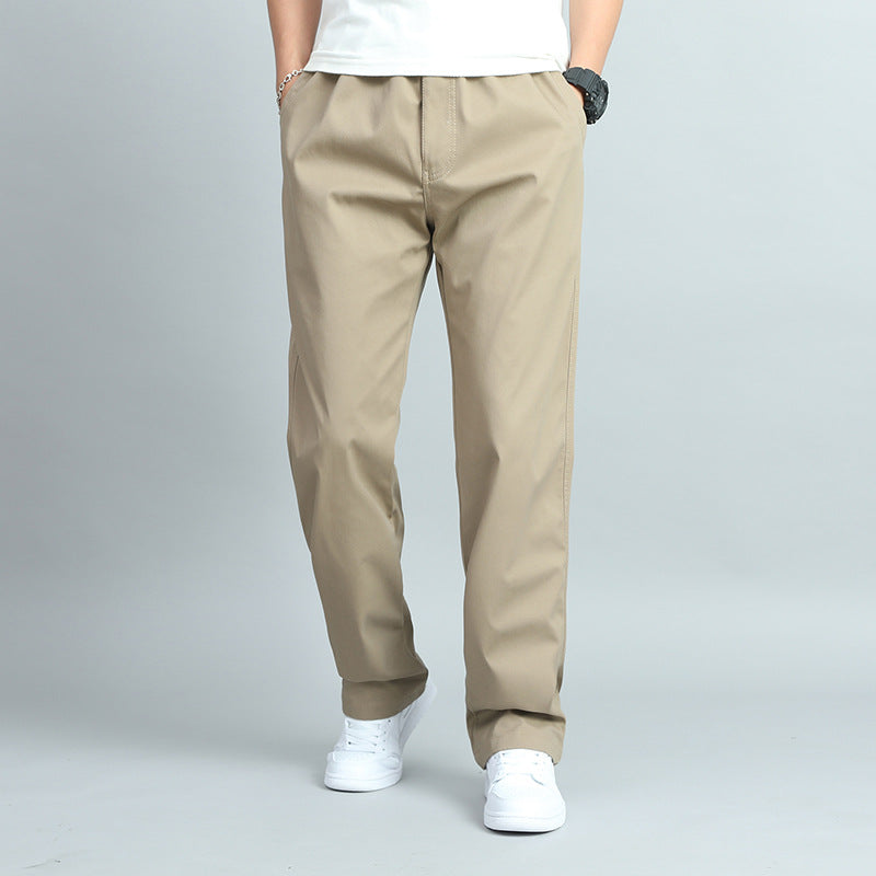 Herren Bequeme Chino-Baumwollhose Drune