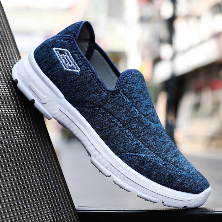 Damen nan leichter Slip-On Strick-Sneaker mit elastischem Einstieg, dämpfender Komfortzwischensohle und rutschfester Profilsohle Drune