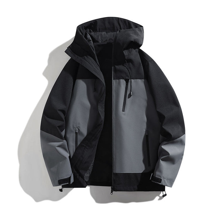 Damen technische Allwetterjacke mit vielseitigem Kapuzendesign und verstellbaren Belüftungsöffnungen Drune