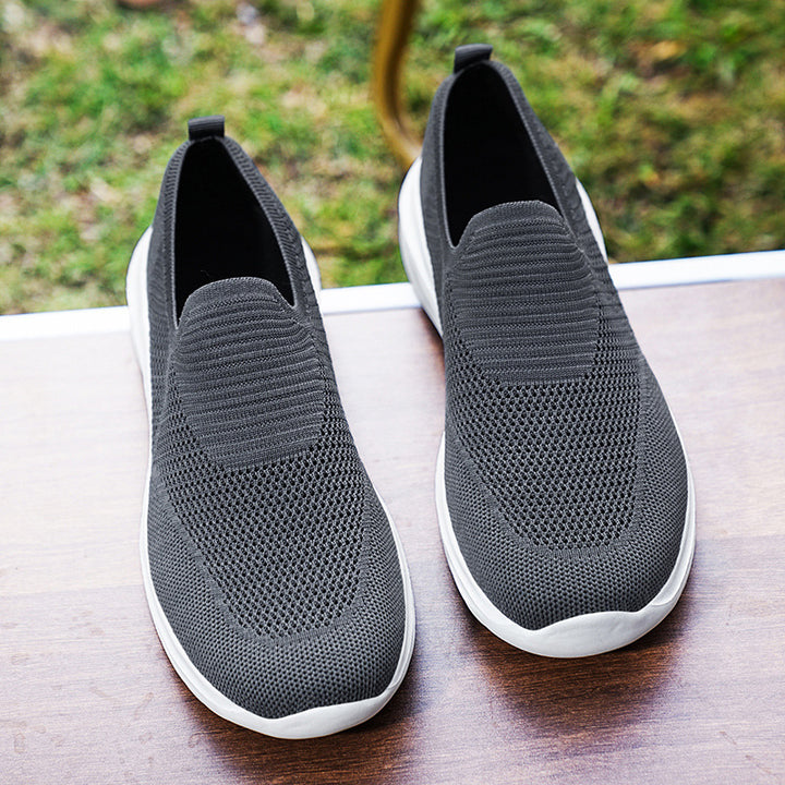 Unisex nan sockenähnlicher Strick-Slipper mit anatomischem Komfortfußbett und flexibler Leichtsohle Drune