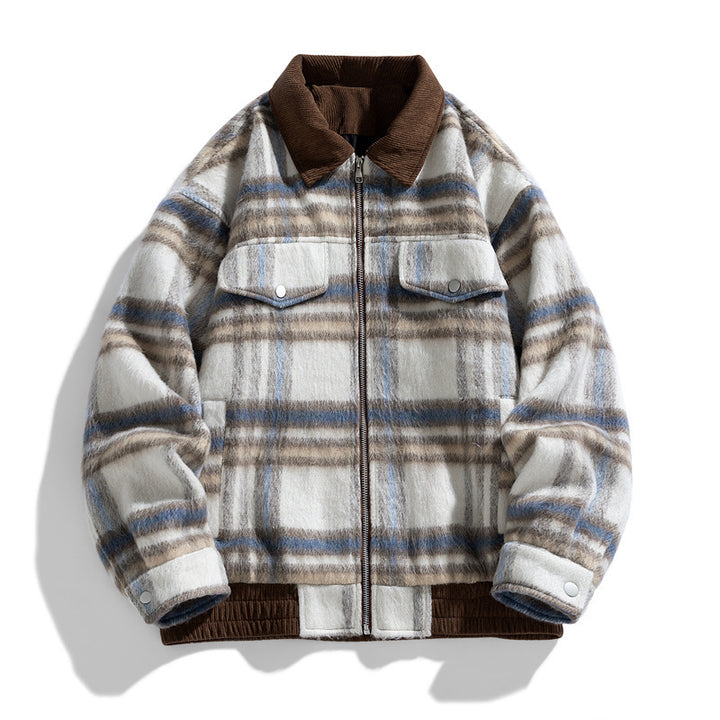Herren Gemütliche Karojacke Drune