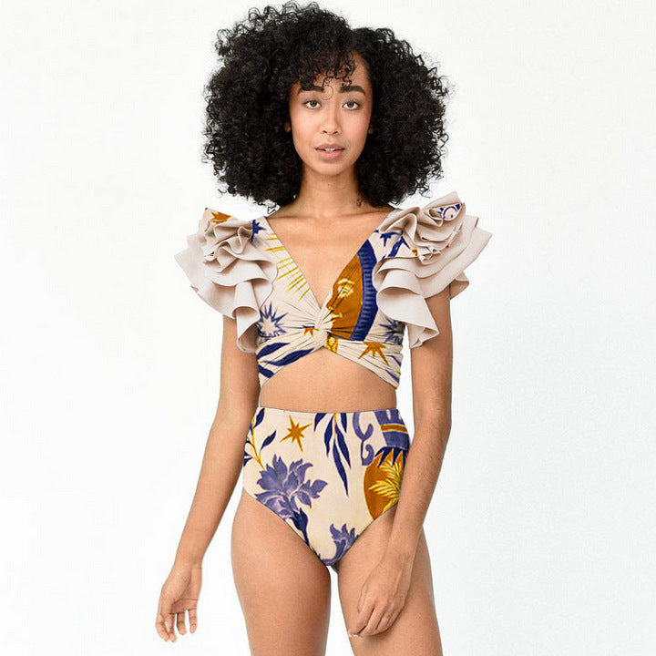 Damen Crop-Top und Maxi-Rock Set Drune