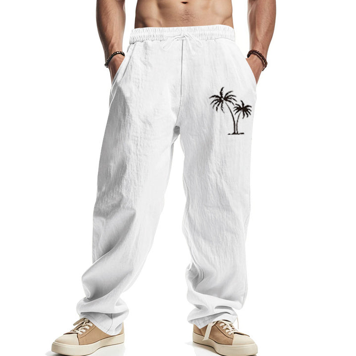 Herren Legere Freizeithose mit seitlichem Logodruck Drune