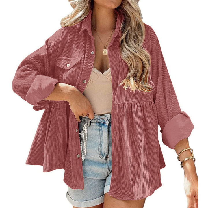 Drune | Come Around Corduroy Babydoll Jacke ( Aus Polyester)