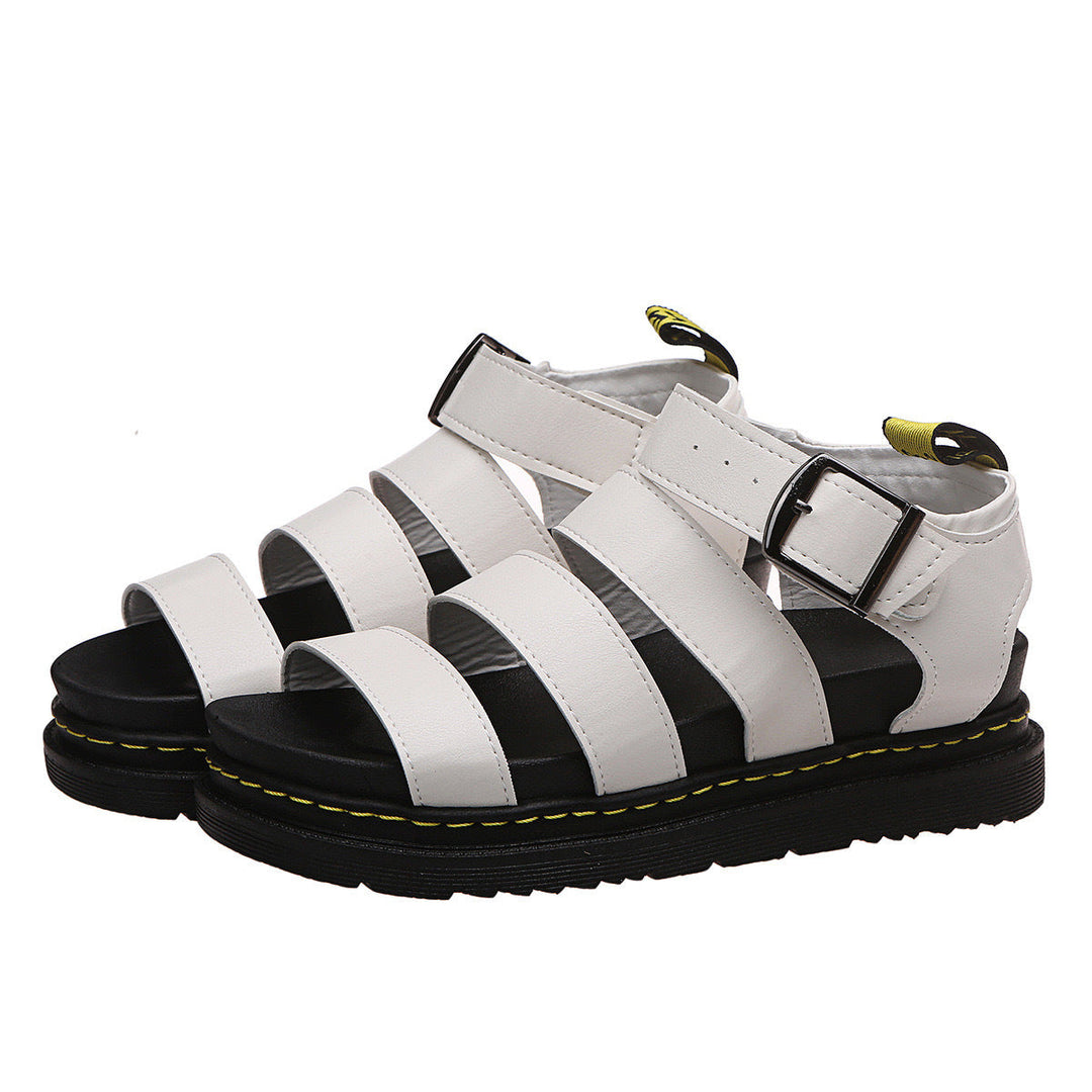 Damen Bequeme Sandalen mit verstellbarem Riemen Drune