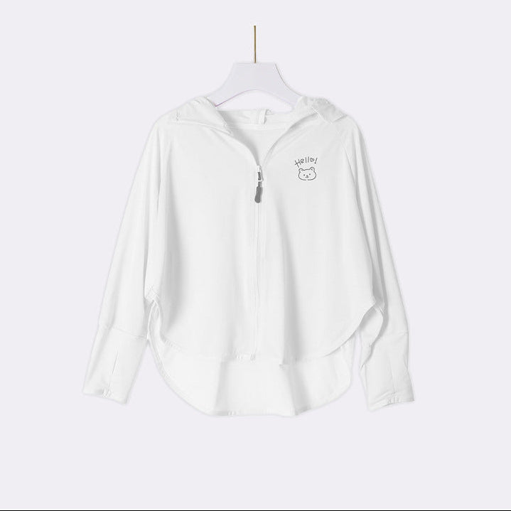 Mädchen funktionale UV-Schutzjacke mit Kapuze Drune