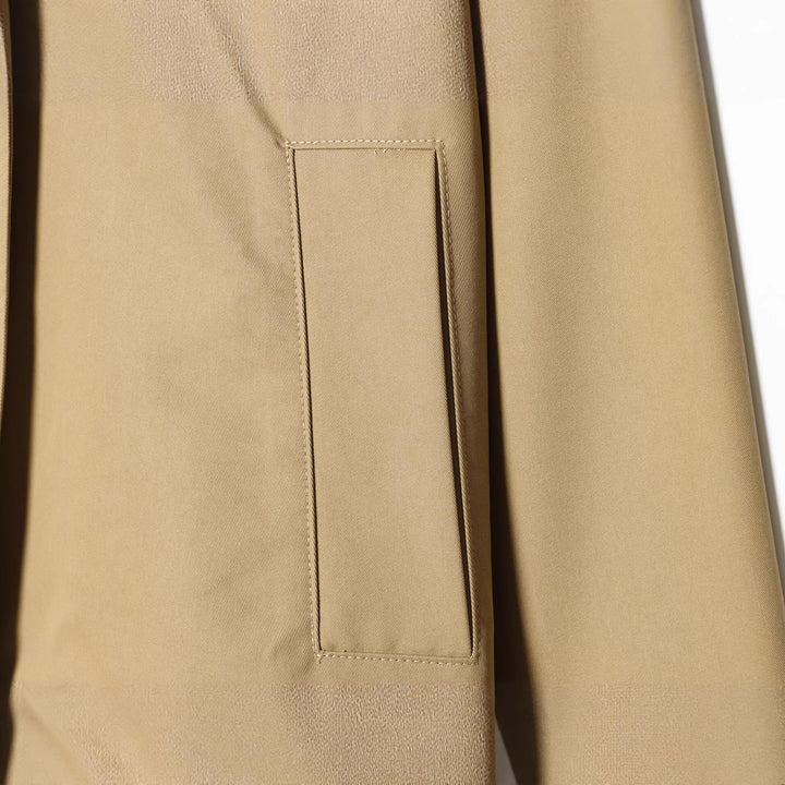 Damen Cropped Kurzjacke mit kontrastfarbenem Cordkragen und geradem Boxy‑Schnitt Drune