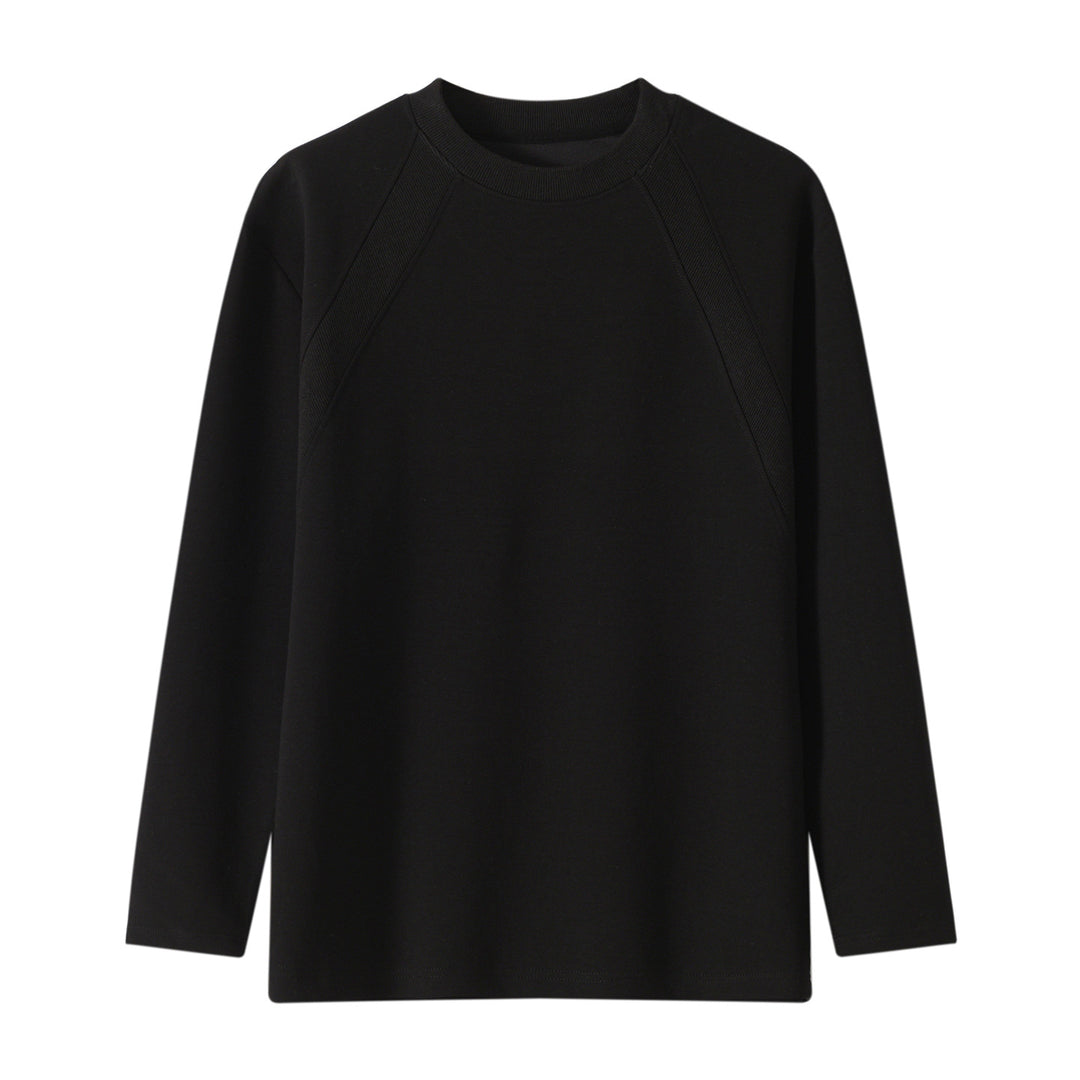 Unisex Oversize Langarm‑Sweatshirt mit Raglannähten und geripptem Rundhalsausschnitt Drune