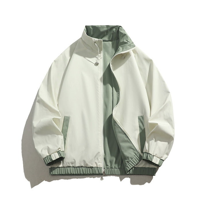 Herren Sportliche Übergangsjacke mit hohem Kragen Drune