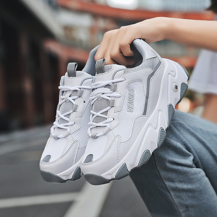 Herren Erhöhte Stützende Sneakers mit Atmungsaktivem Mesh und Polsterung Drune