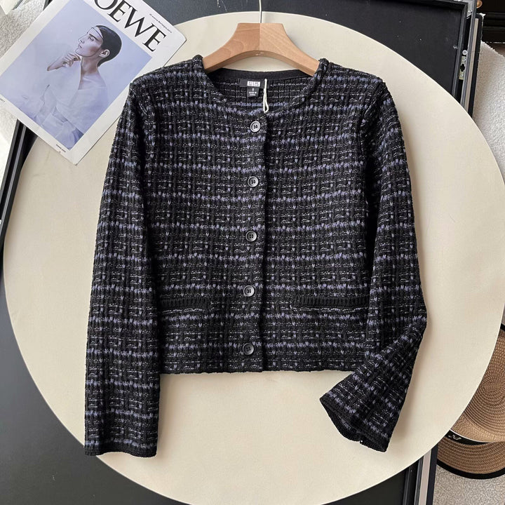 Damen Hübscher Strickcardigan mit strukturiertem Muster Drune