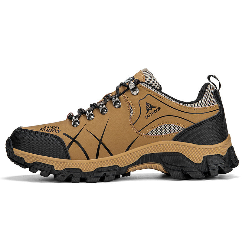Herren nan robuste wasserabweisende Trekking-Schuhe mit profilierter Gummisohle Drune