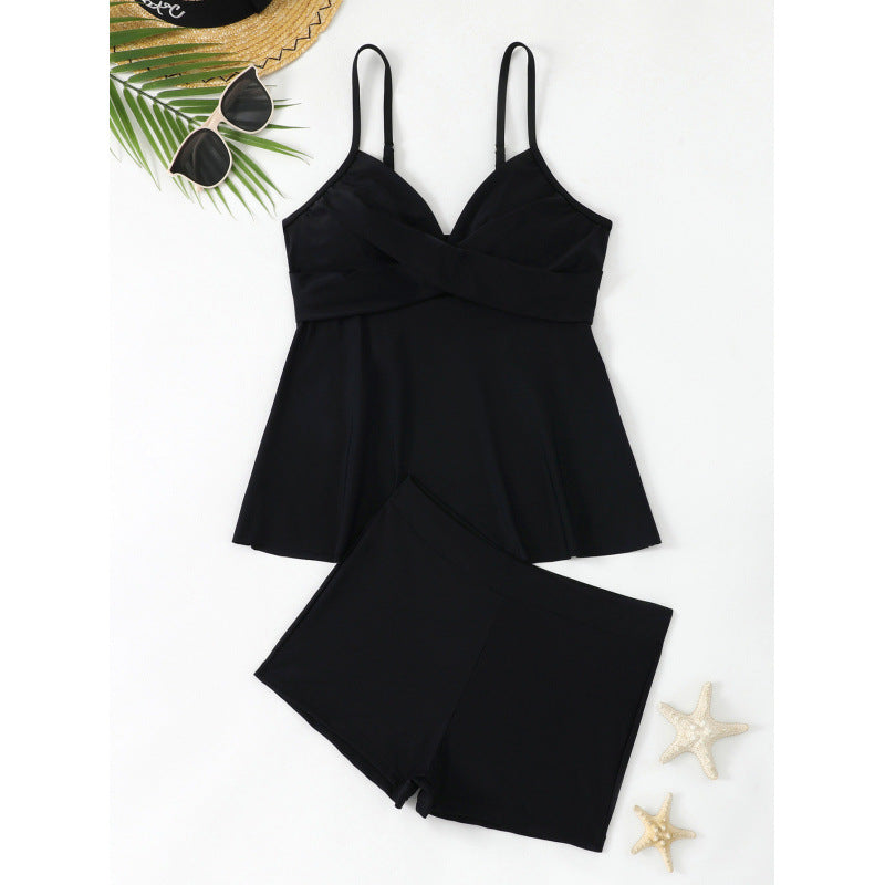 Damen Tankini-Set mit zauberhaften Punkten und modischem Schnitt Drune