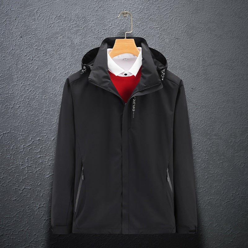 Herren Funktionale Wind- und Wetterjacke Drune
