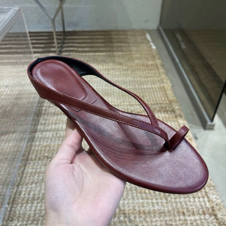 Damen Komfortable Sandalen mit schickem Keilabsatz Drune