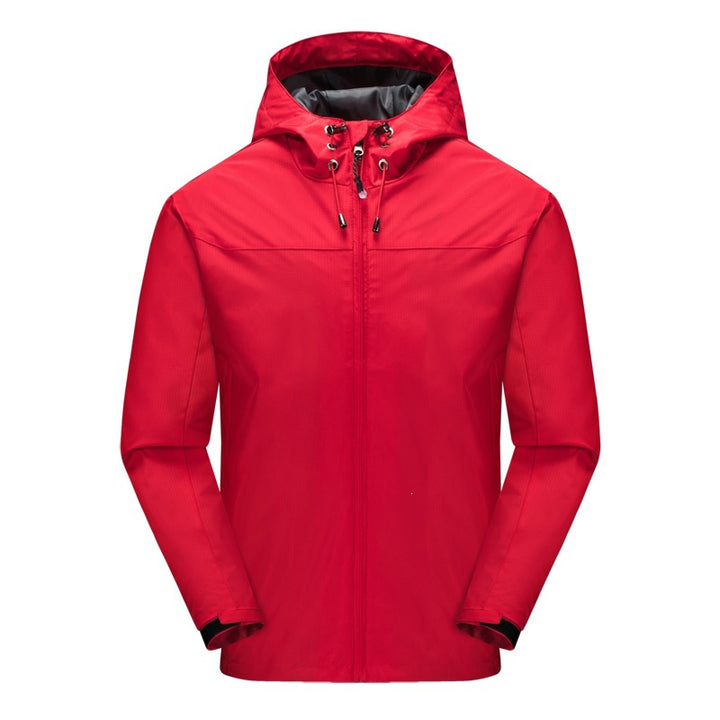 Damen Wasserabweisende Outdoor-Jacke mit Kapuze Drune
