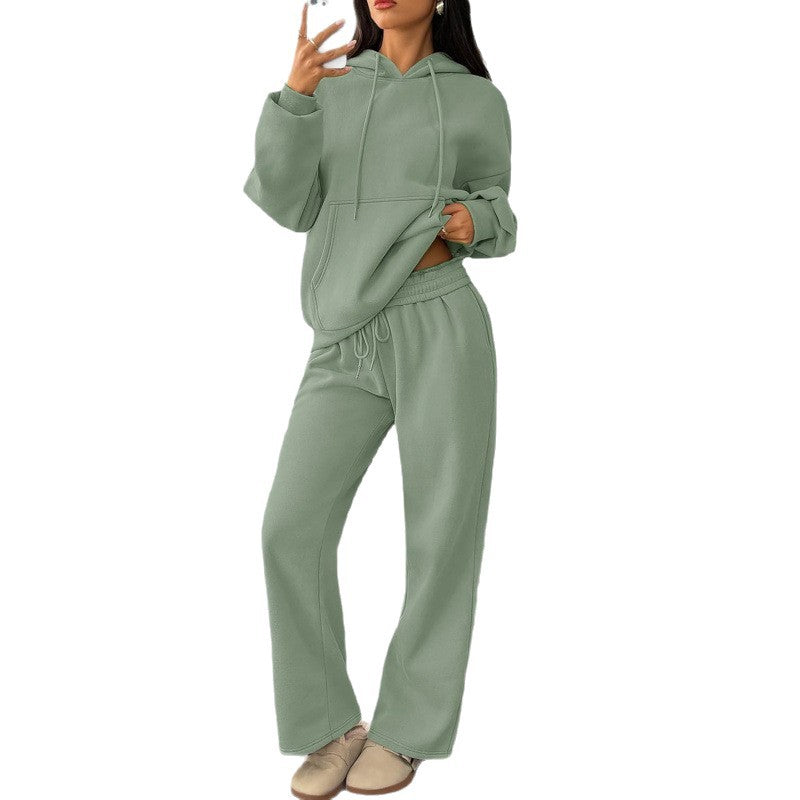 Damen Bequemer Oversized Jogginganzug Drune