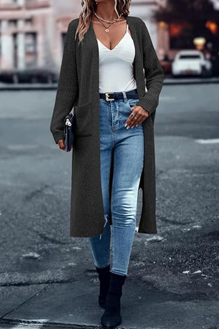 Damen Langstrickjacke Drune