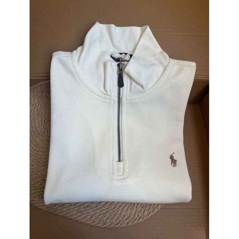 Damen Sportlicher Pullover mit Stehkragen Drune