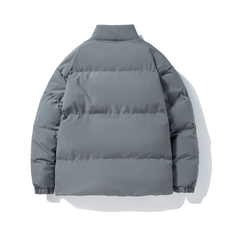 Herren Thermo‑Steppjacke mit Sherpa‑Fleece‑Innenfutter, Stehkragen und verdecktem Reißverschluss Drune
