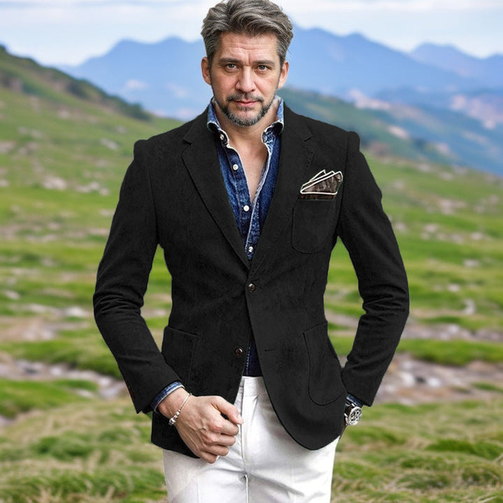 Herren eleganter Samtblazer im modernen Look Drune