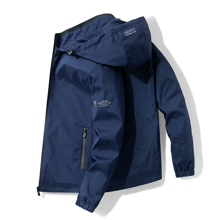 Herren Wetterfeste Outdoorjacke mit verstellbarer Kapuze Drune 1787797862