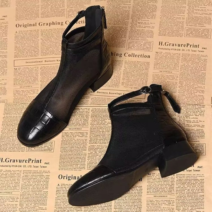 Damen Netzstiefeletten Drune