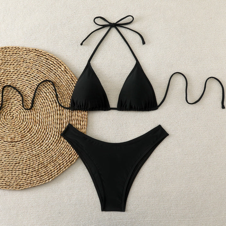 Damen Triangel-Bikini mit verstellbaren Bindebändern Drune