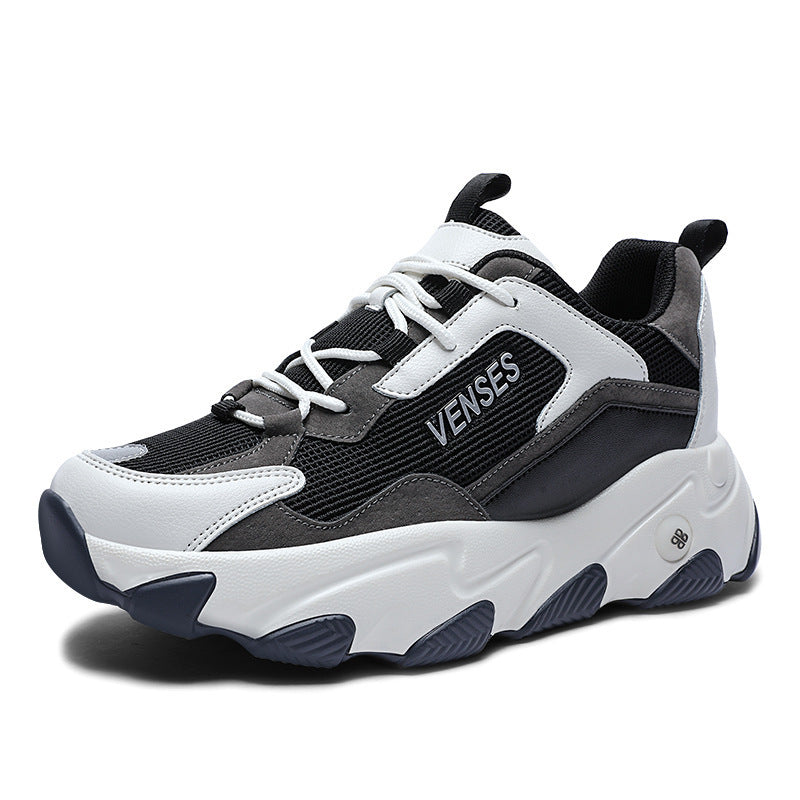 Herren Erhöhte Stützende Sneakers mit Atmungsaktivem Mesh und Polsterung Drune