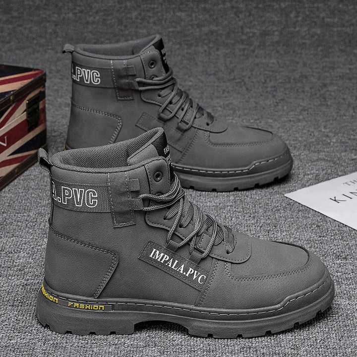 Damen modische Schnürstiefel mit robustem Profil Drune