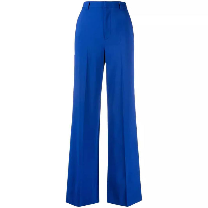 Damen High‑Waist Weitbein‑Hose im Tailoring‑Look Drune