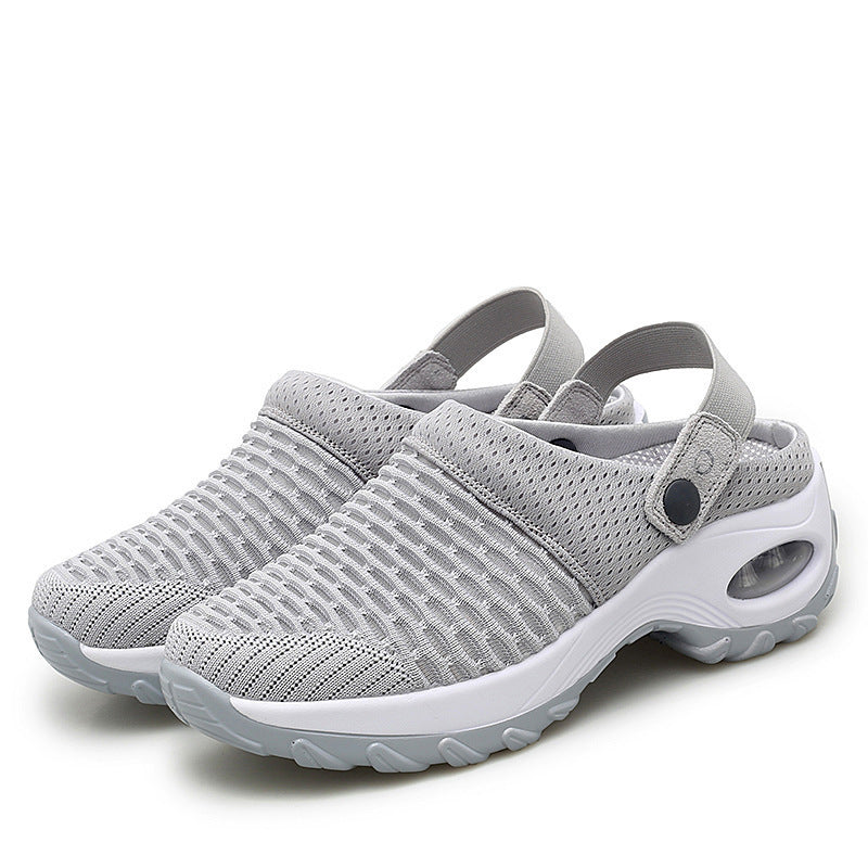 Unisex Atmungsaktive Mesh-Clogs mit verstellbarem Fersenriemen und rutschfester Sohle Drune